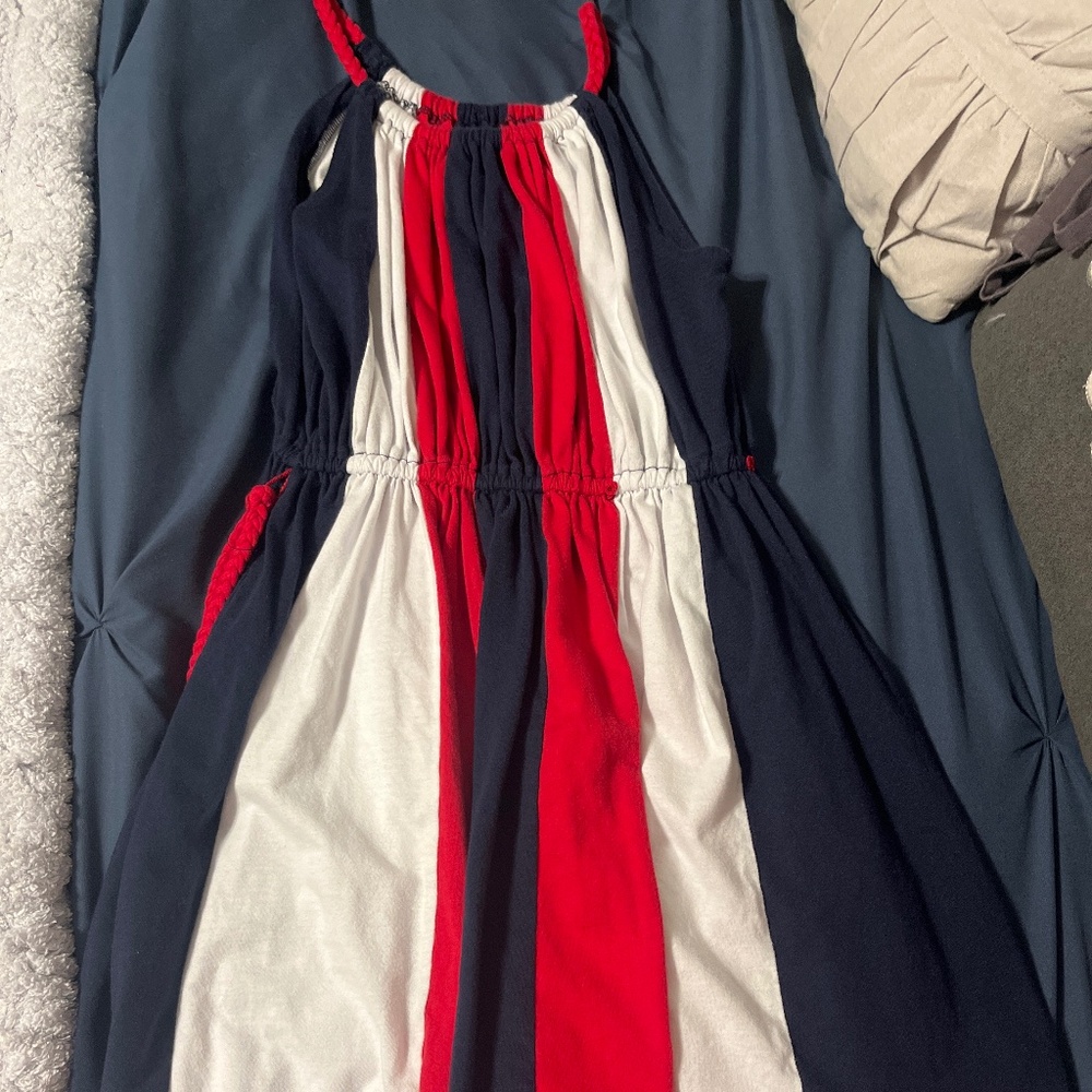red white and blue dress